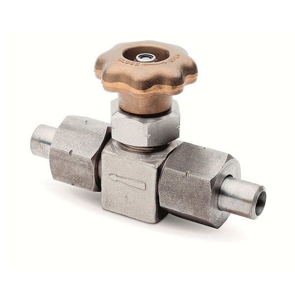 Line valve for acetylene use - HP12 Line valve for acetylene use - HP12