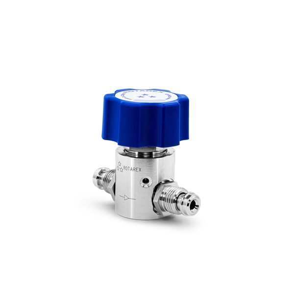 Diaphragm high and low pressure line valve for HP & UHP gases - RX04
