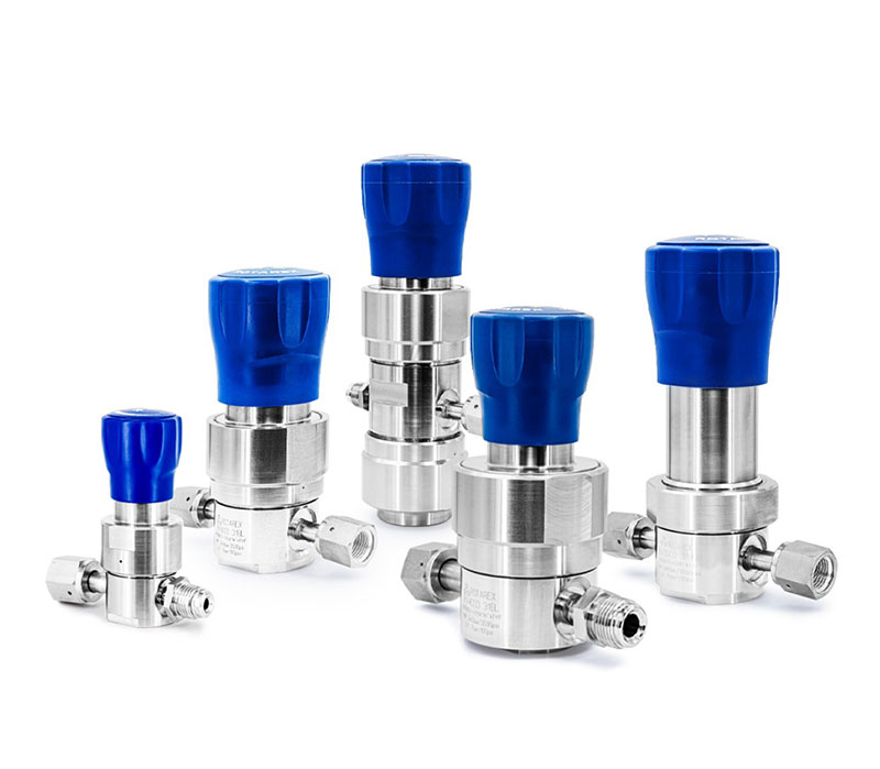 A FULL RANGE OF VALVES AND REGULATORS FOR UHP APPLICATIONS A FULL RANGE OF VALVES AND REGULATORS FOR UHP APPLICATIONS