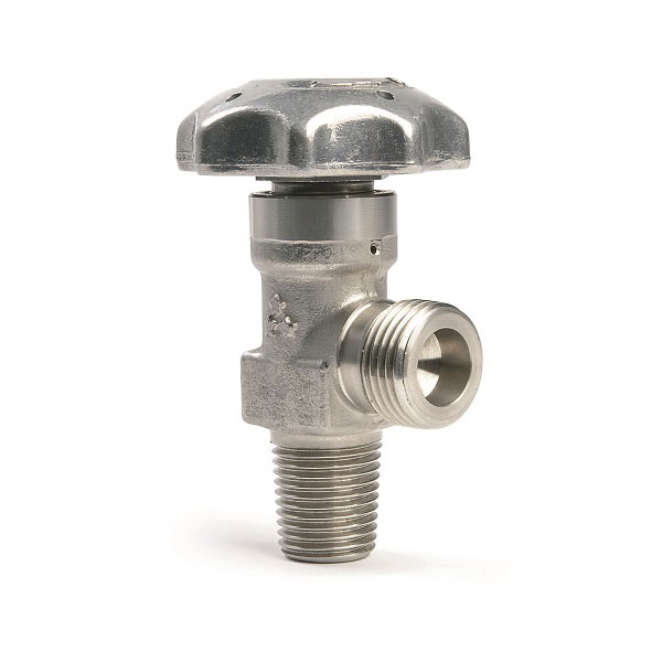 Diaphragm seal lecture bottle valve - D250 Diaphragm seal lecture bottle valve - D250