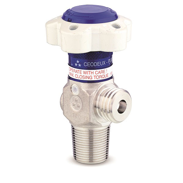 Low pressure & high flow UHP cylinder valve - D337 Low pressure & high flow UHP cylinder valve - D337