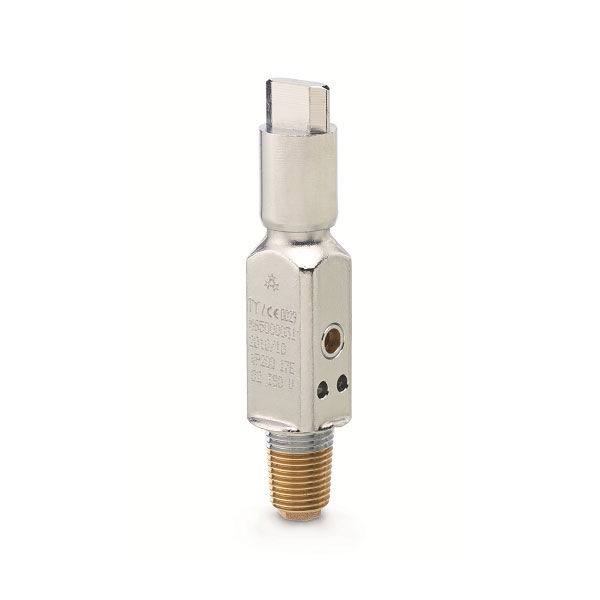 Pin Index cylinder valve with RPV for medical gases - M650 Pin Index cylinder valve with RPV for medical gases - M650