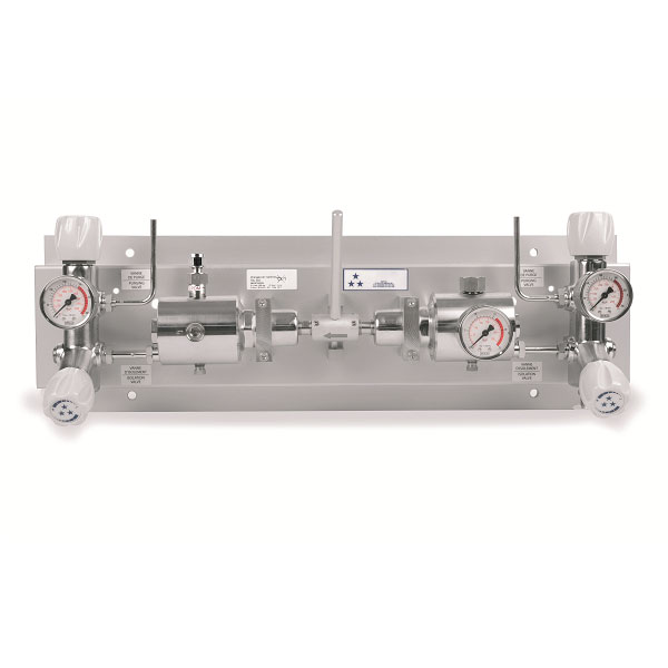 Diaphragm single stage automatic switchover board with manual reset & with balanced valve - TD502 Diaphragm single stage automatic switchover board with manual reset & with balanced valve - TD502