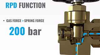 RPD function within the RPV valve RPD function within the RPV valve